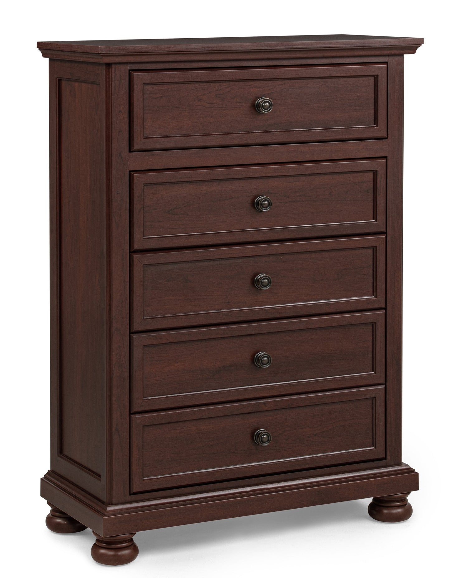Claribelle Cherry Storage Sleigh Bedroom Set B1800
