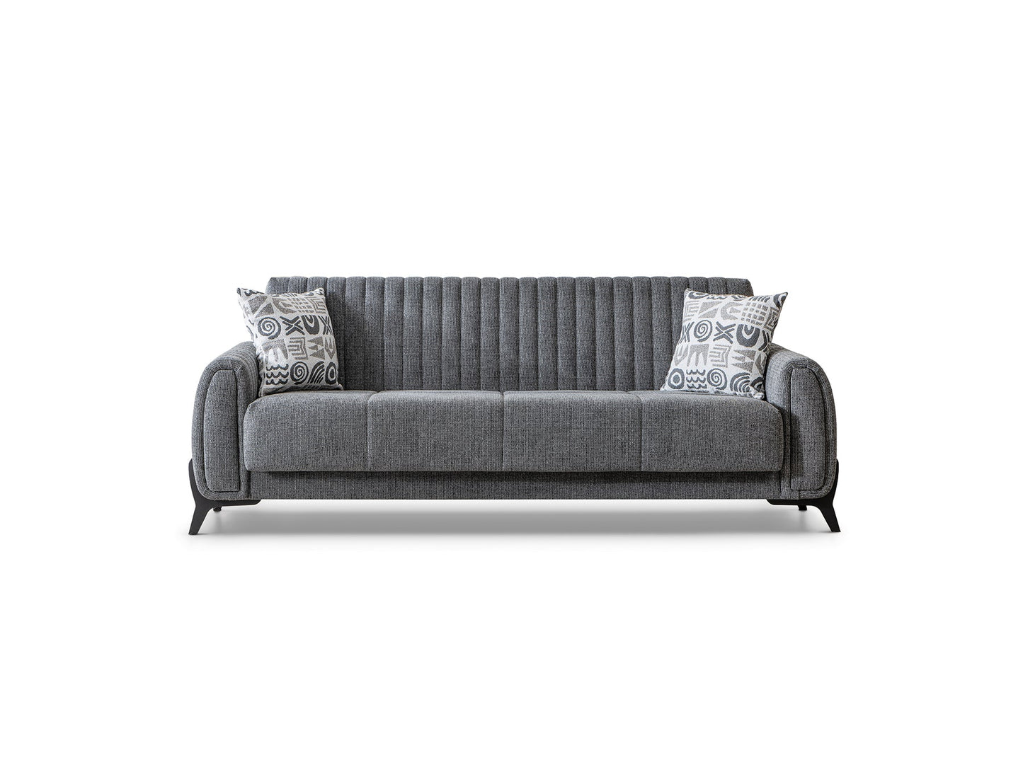 Palermo 3-pieces (Sofa & Loveseat & Chair) Livingroom Set Grey