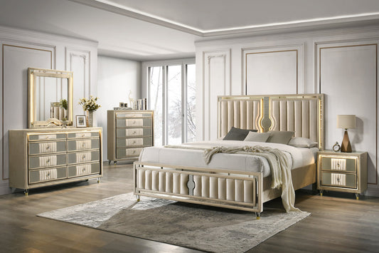 Venetian LED Platform Bedroom Set