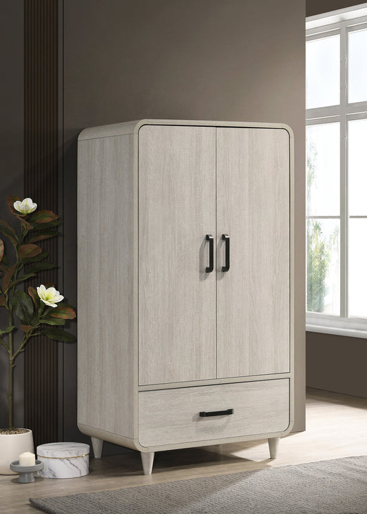 Nyomi White Armoire B4900