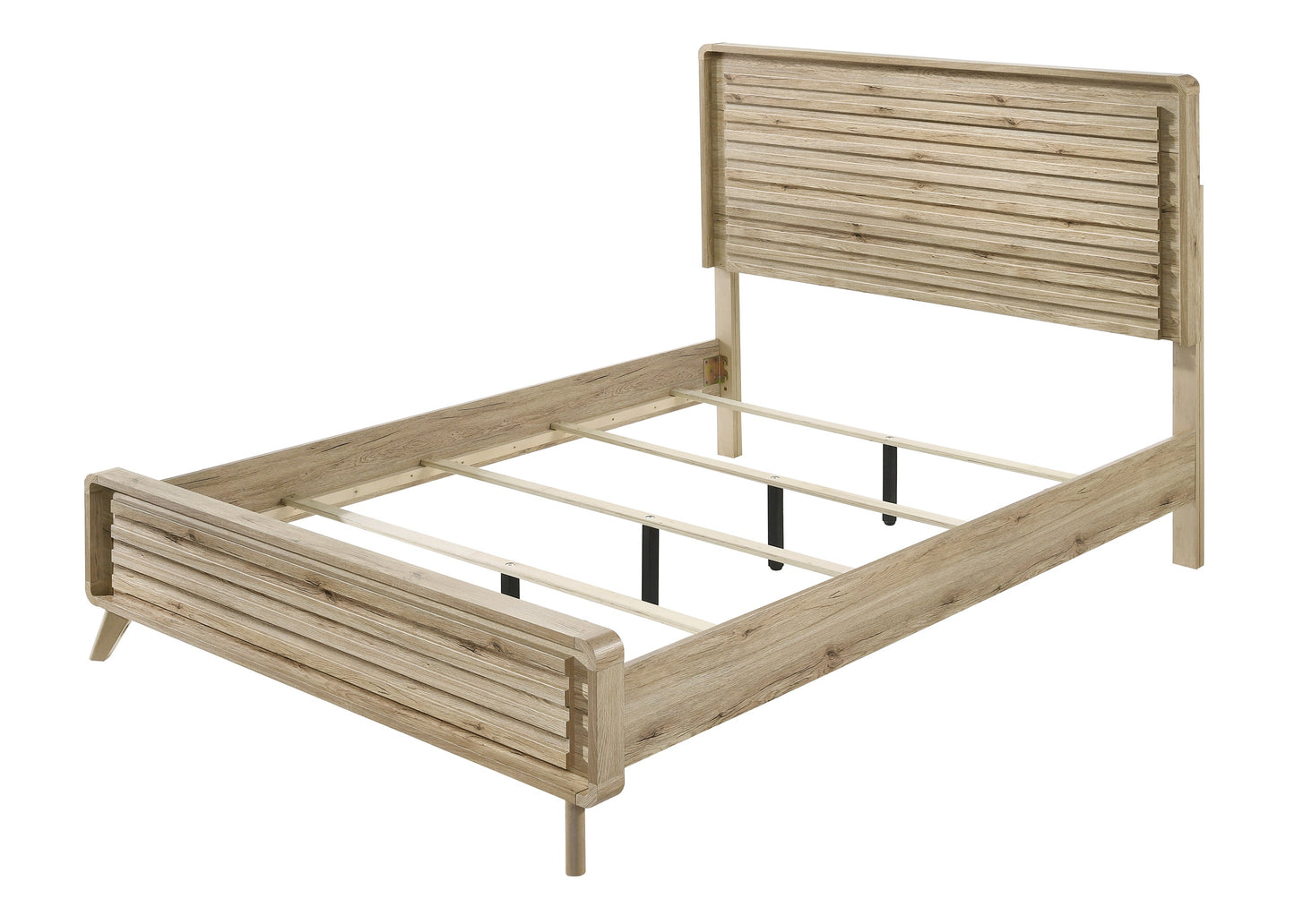 Dawson Light Wood Panel Bedroom Set B9240