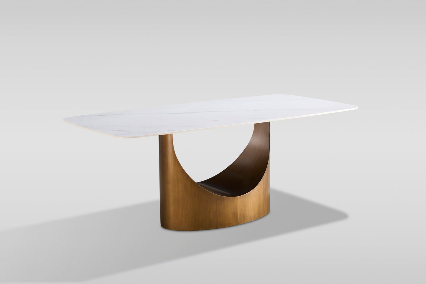Roxy White/Bronze Dining Room Set D1576