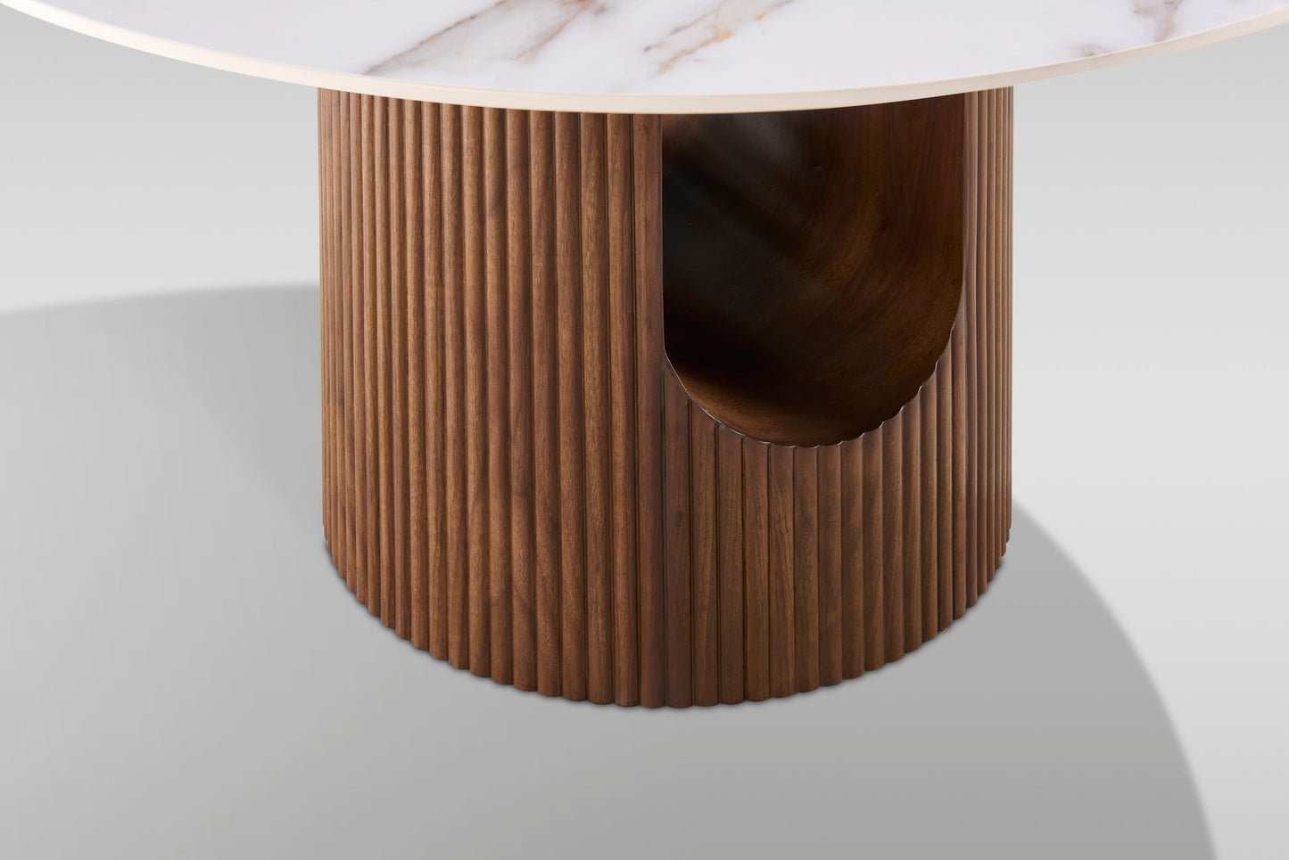 Jorri White/Walnut Dining Room Set D1581