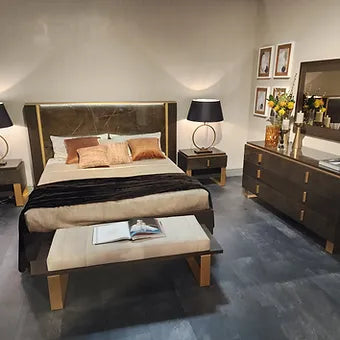 Essenza Collection LED Italian Bedroom Set