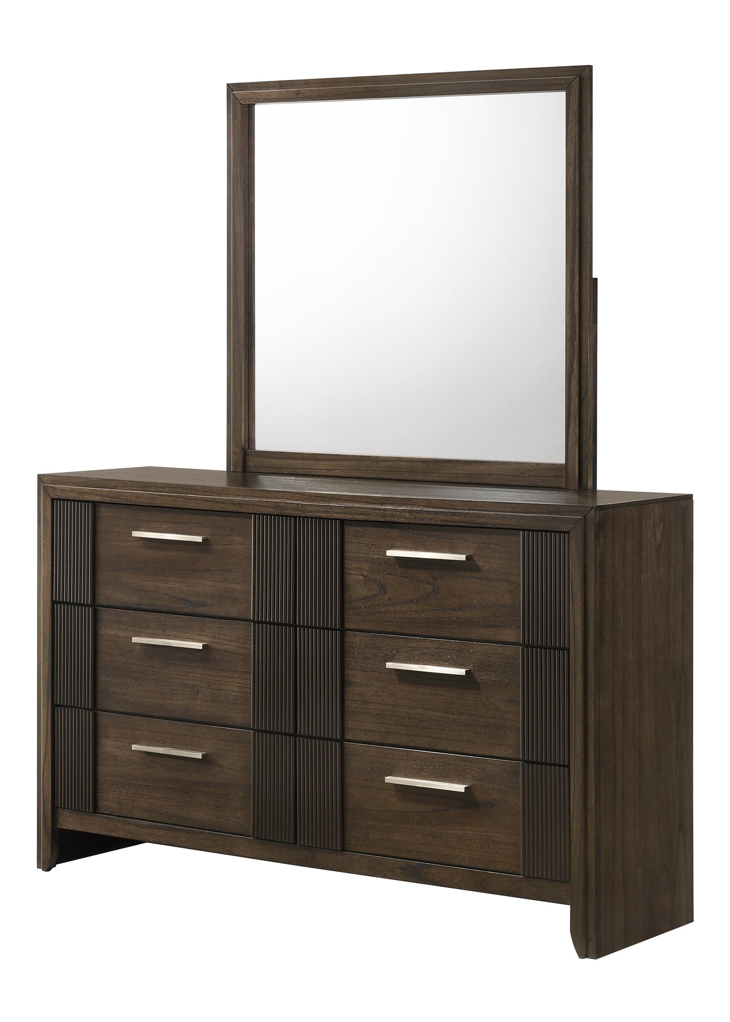 Carlton Brown Upholstered Panel Bedroom Set B5550