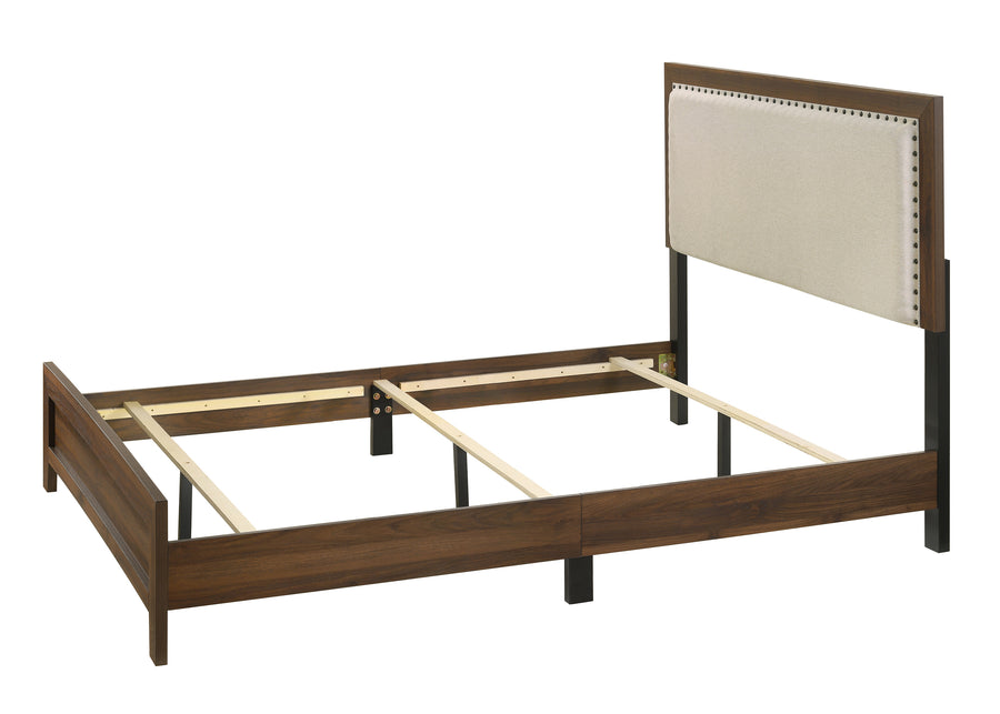 Millie Brownish Gray Upholstered Bedroom Set B9205