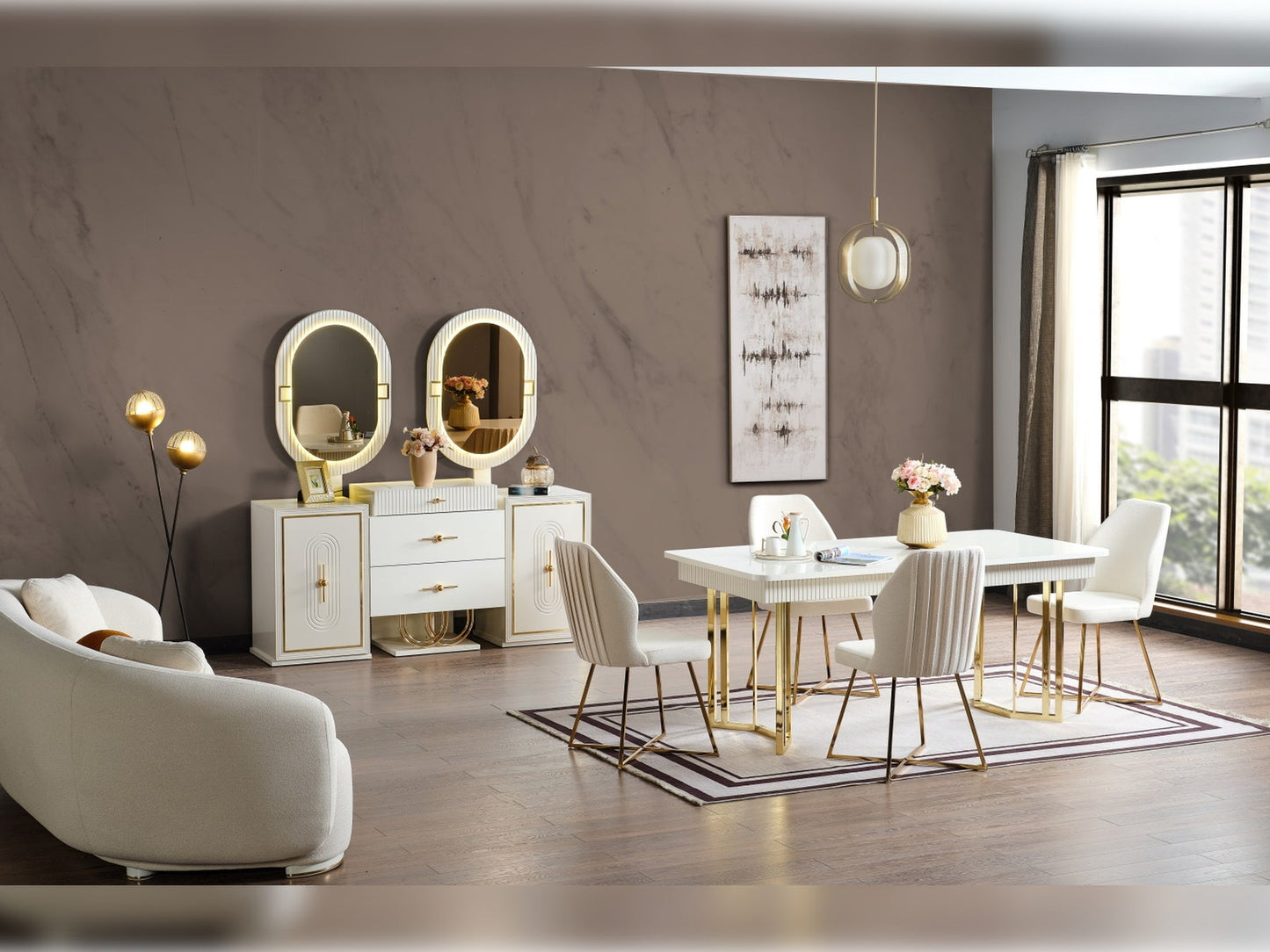 Marsel Diningroom Consol With Mirror