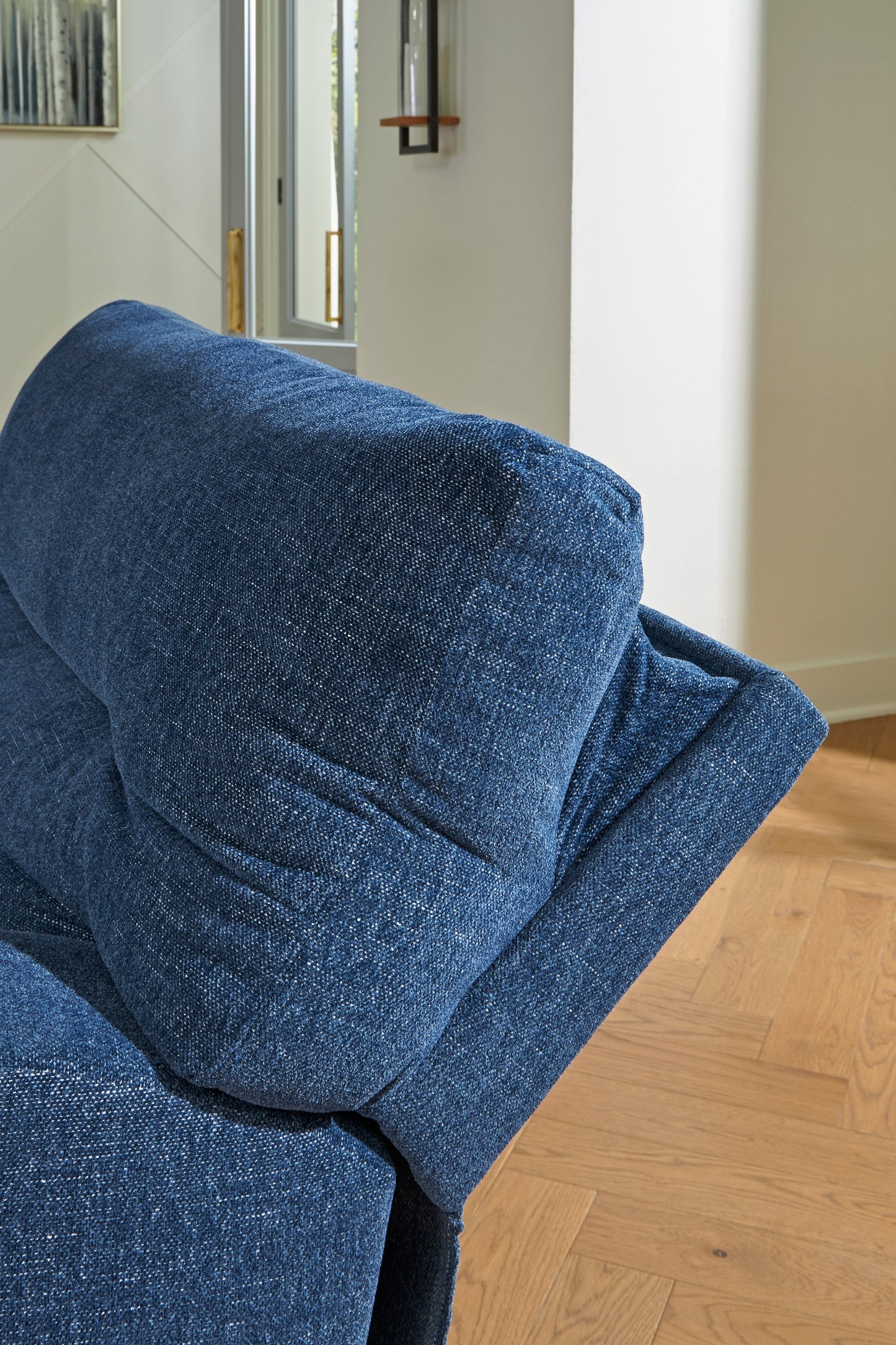 Acklen Place Navy 5pc POWER Reclining Sectional 93607