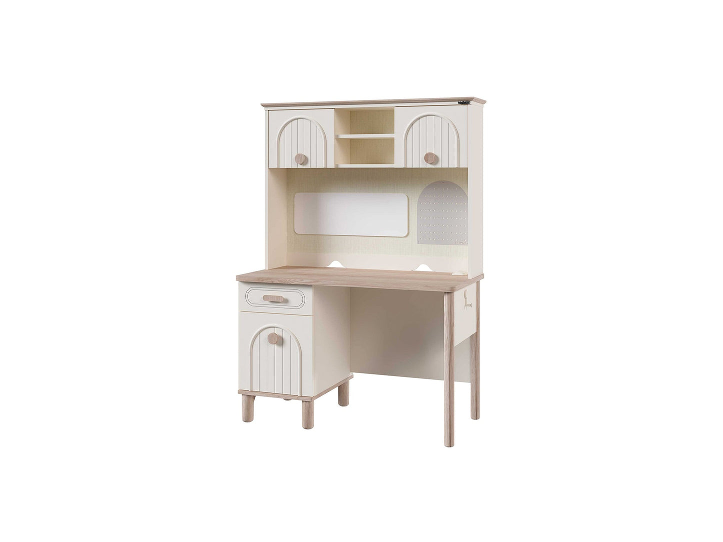 Bohemsoft Kids Room Set (Twin Bed &  Study Desk &  Nightstand)