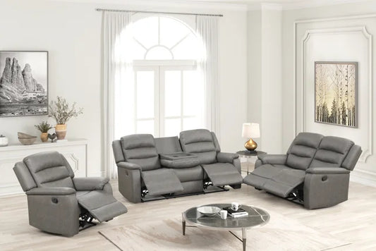 Hope Grey 3PC Reclining  Set