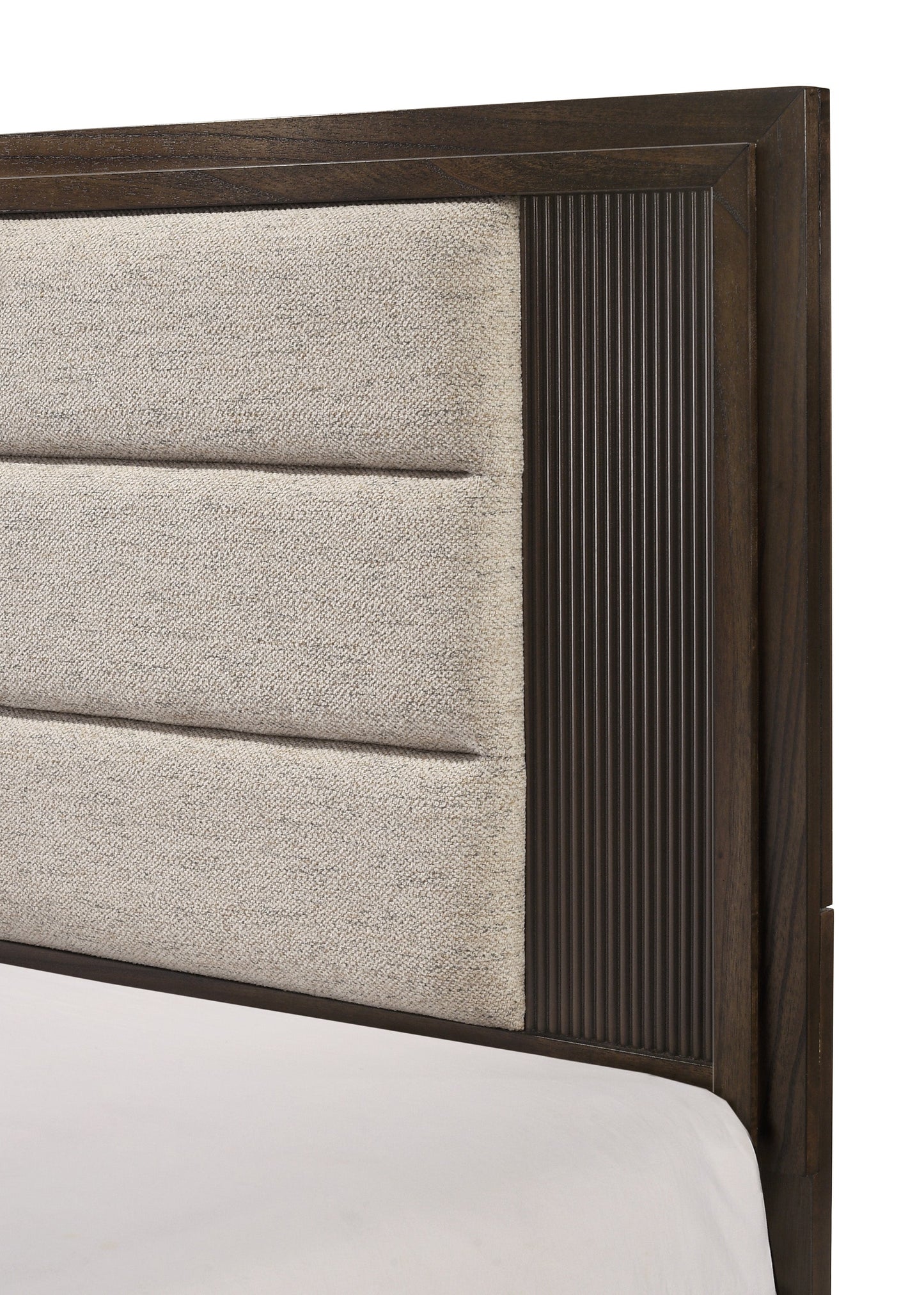 Carlton Brown Upholstered Panel Bedroom Set B5550