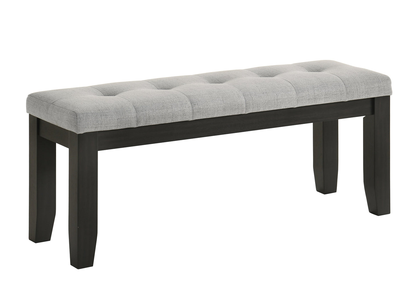 Bardstown Black/Light Gray Extendable Dining Set