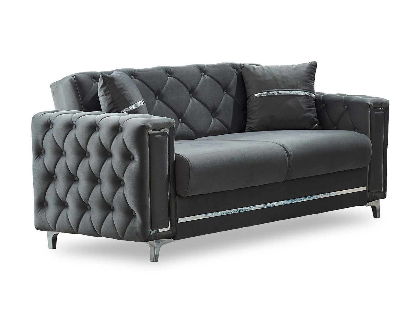 Bolivya 3-pieces (Sofa & Loveseat & Chair) Livingroom Set Grey