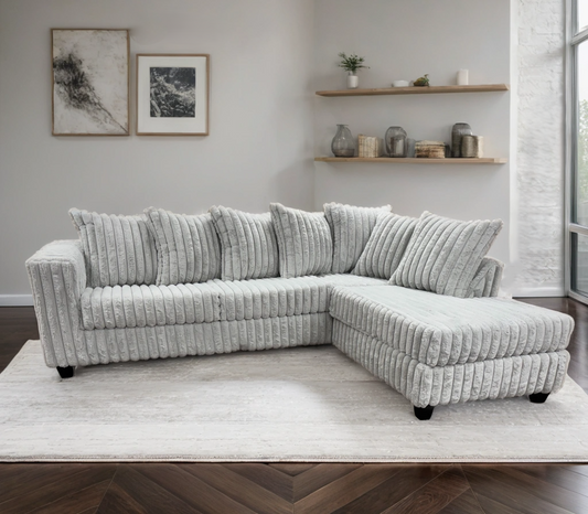Gray Fabric RAF Sectional  510