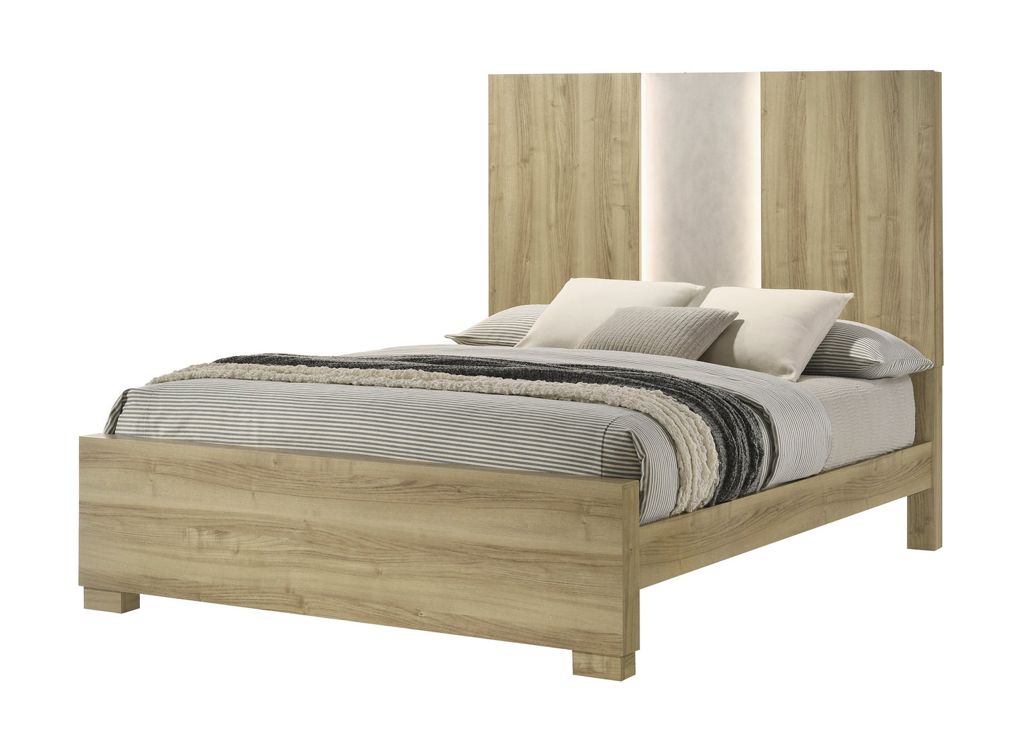Rangley Driftwood LED Panel Bedroom Set B6832