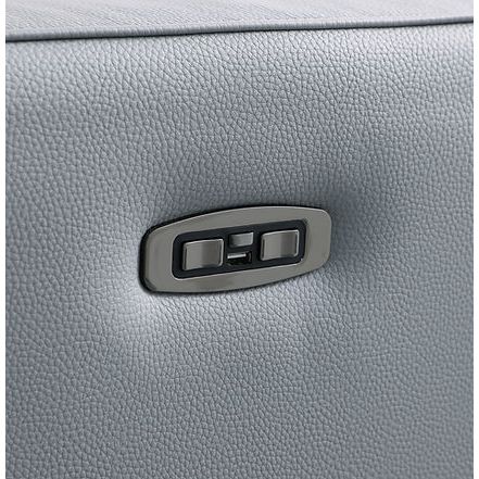 Franco Blue  7pc 3-POWER Reclining Sectional MI-1122