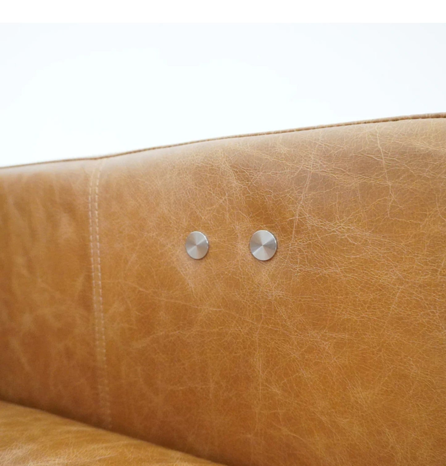 Christopher Tan Genuine Leather POWER  LAF Sofa