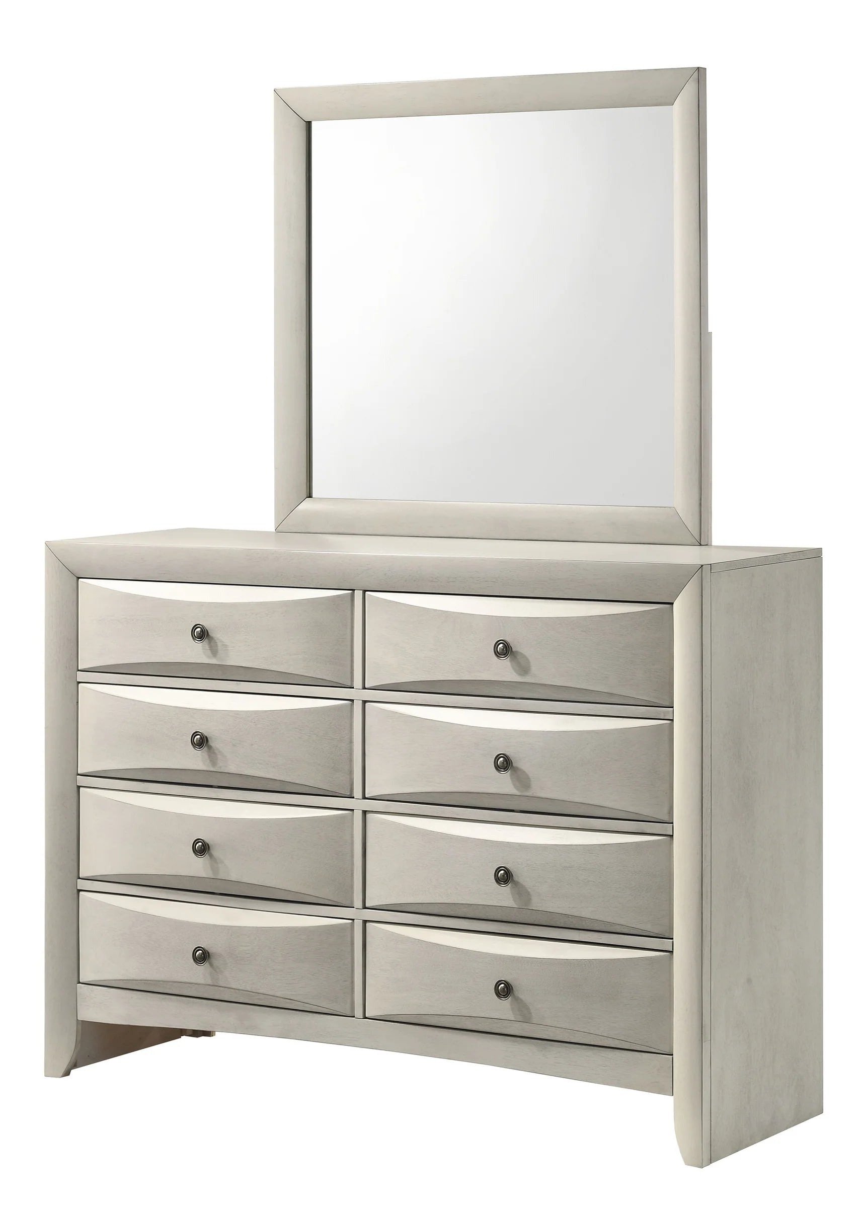 Emily White Storage Platform Bedroom Set | B4255 – Harwin Furniture