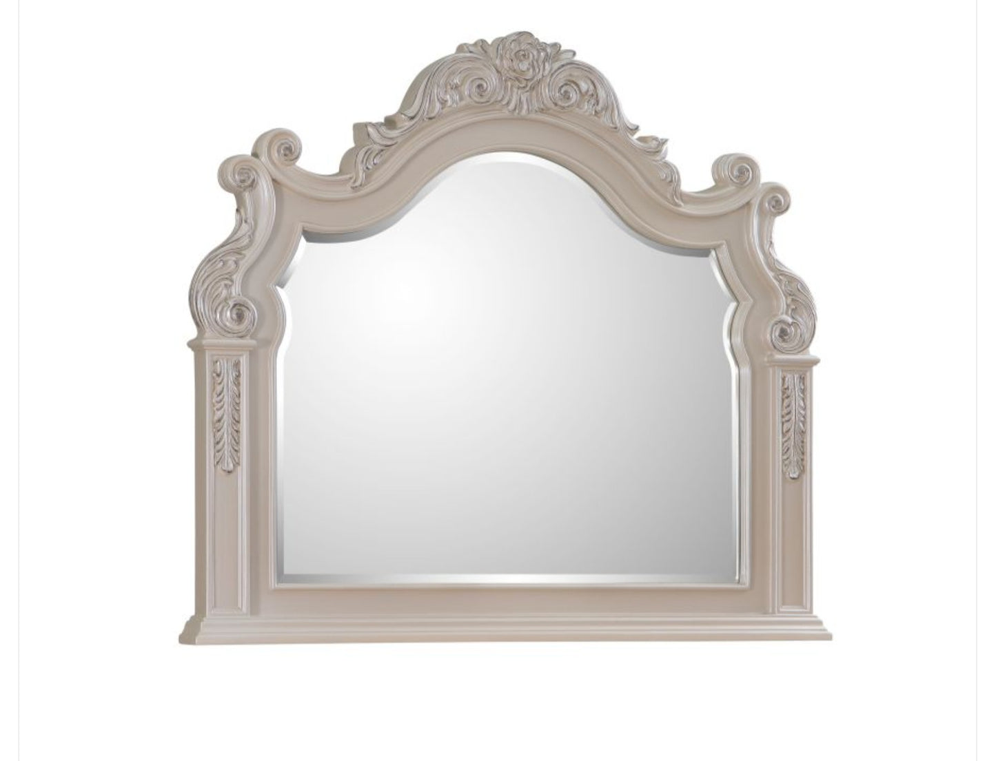 Santa Monica Pearl White Luxury Bedroom Set