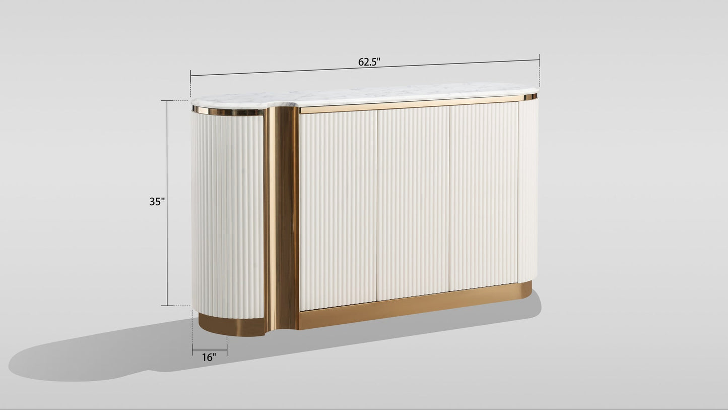 Valente Cream Sideboard