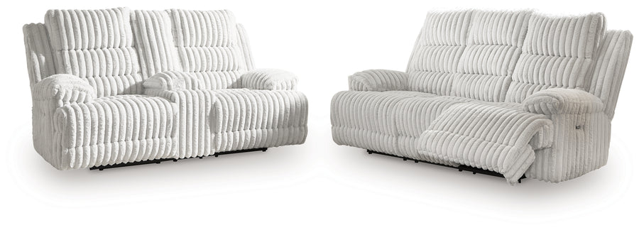 Rhines Falls Alloy Sofa and Loveseat 42804