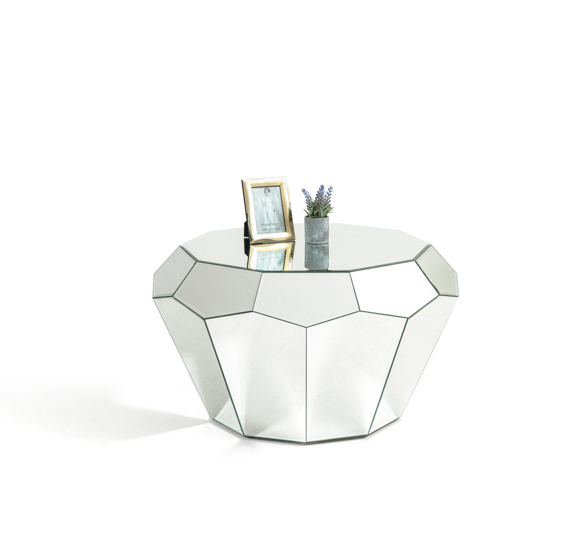 Diamond Mirrored Coffee Table