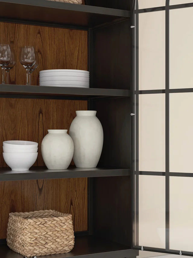 Black Display Cabinet D824-376