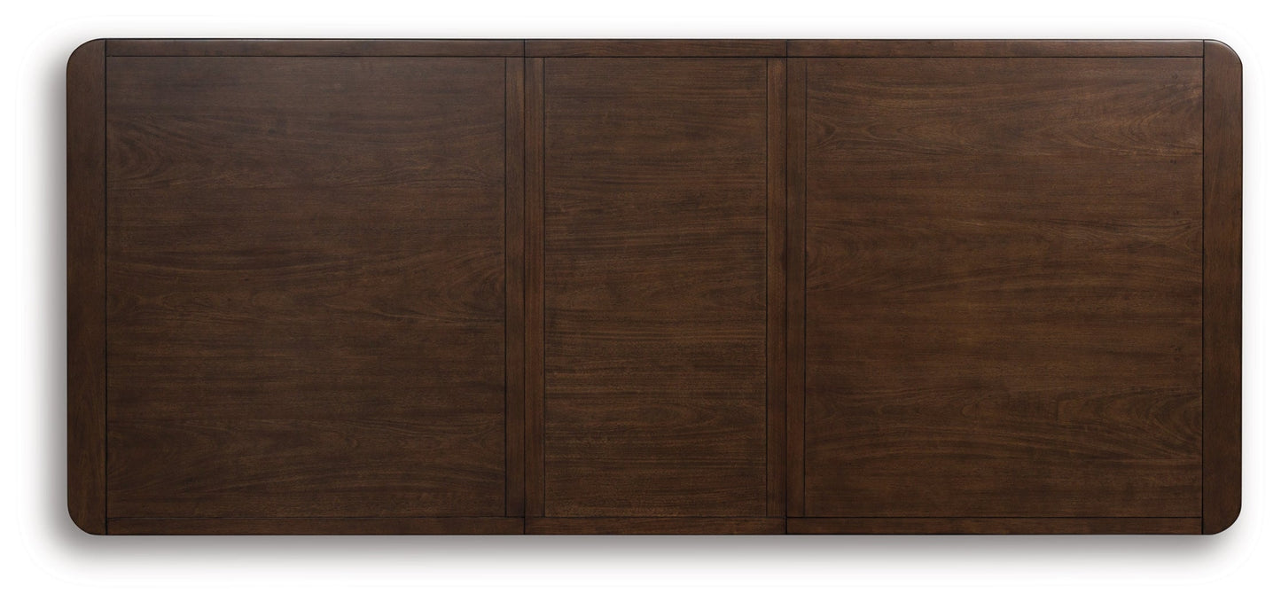 Dilenno Dark Brown Extendable Dining Room Set 85735