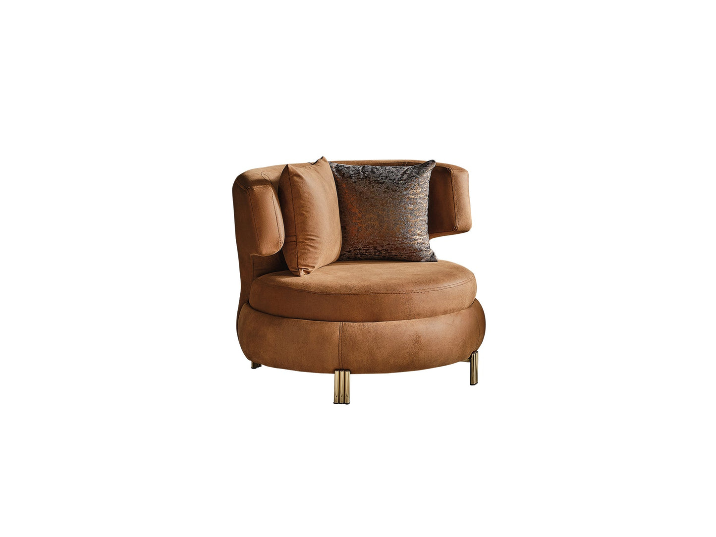 Paris 3-pieces (Sofa & Loveseat & Chair) Livingroom Set Brown