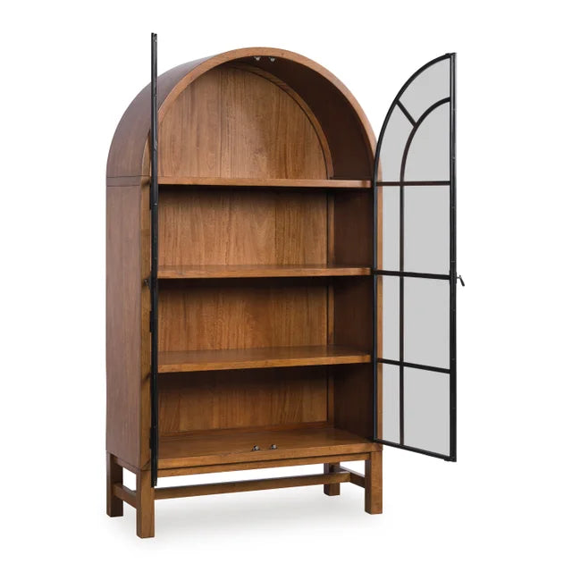 Brown Display Cabinet D824-476