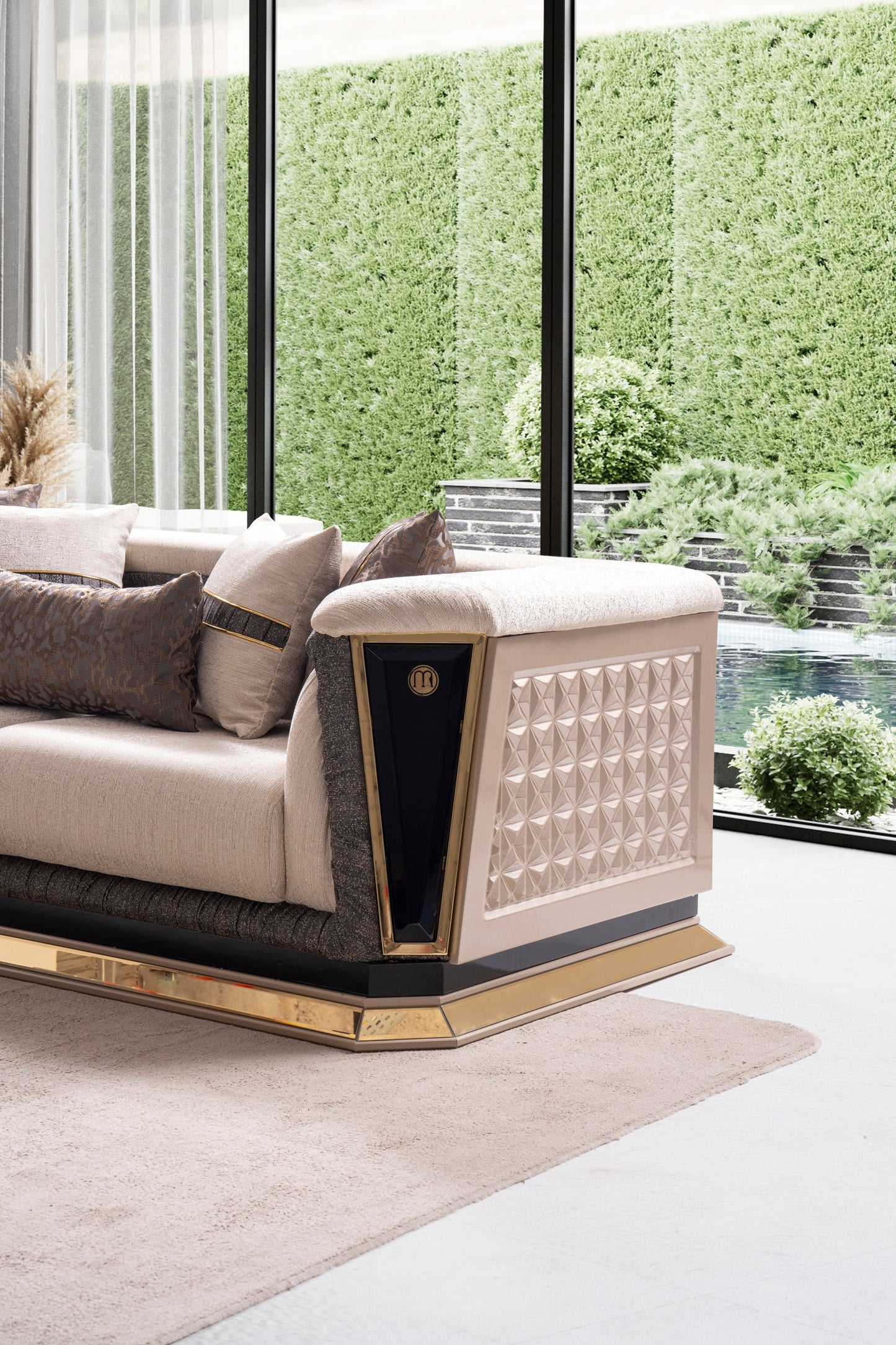 Diamond Collection Living Room Set