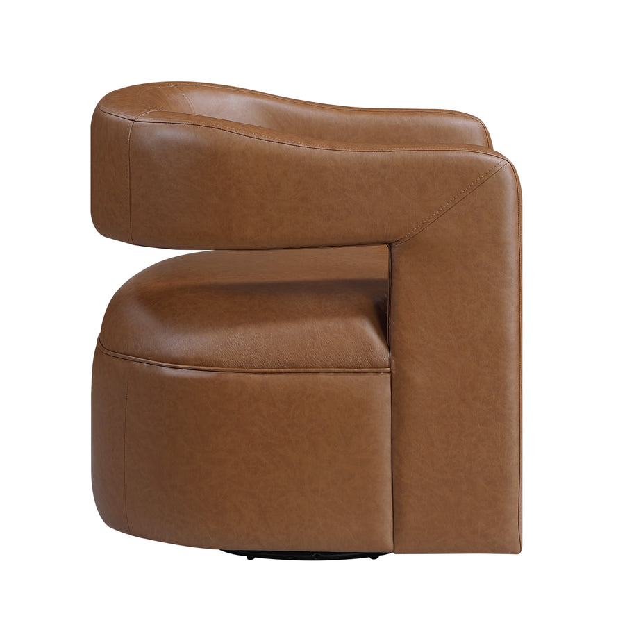 Sawyer Camel Swivel Accent Chair 1123
