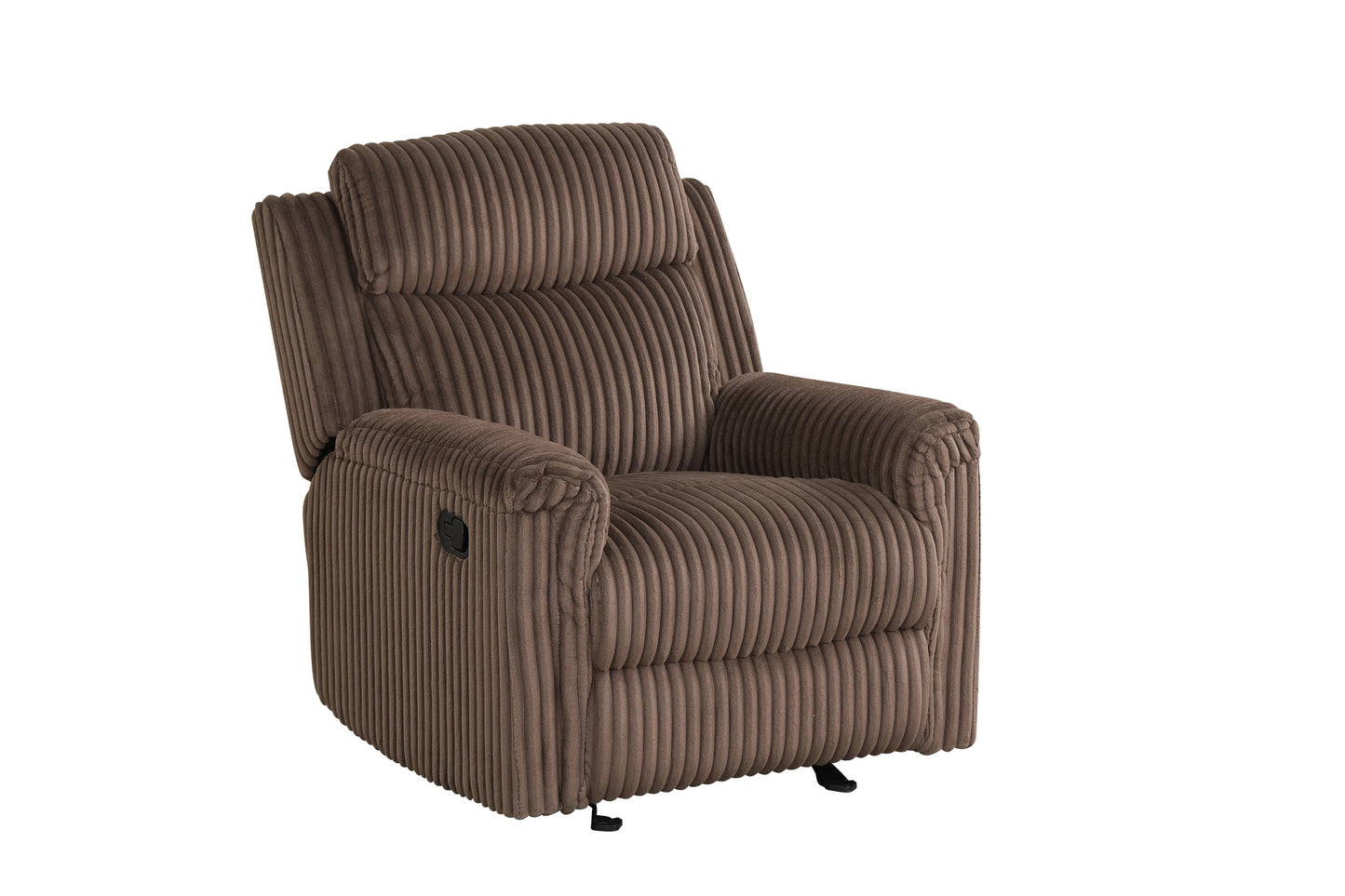Grace Brown Corduroy 3pc Reclining Living Room Set  S8585