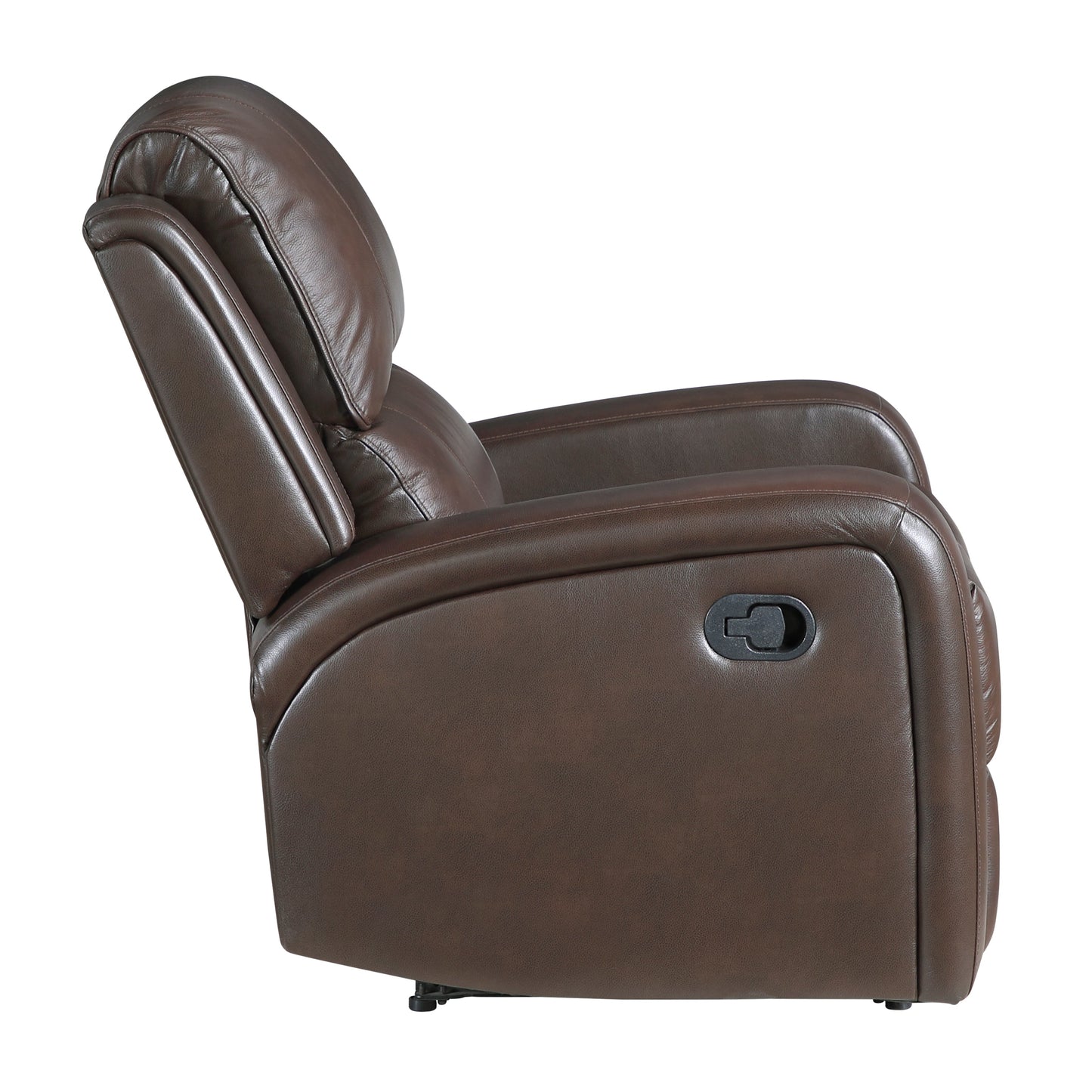 Austin Brown GENUINE LEATHER Reclining Set 9735