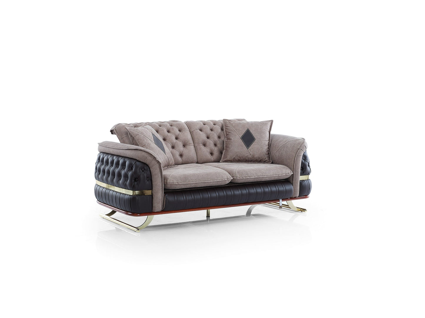Bravo 3-pieces (Sofa & Loveseat & Chair) Livingroom Set Brown