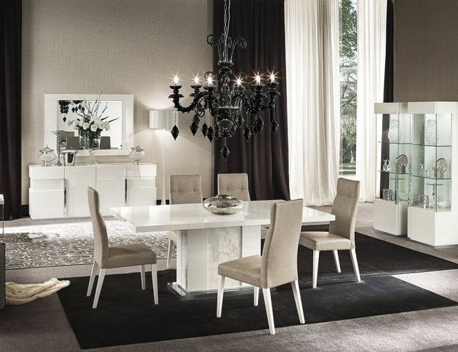 Canova Italian Luxury 7pc Dining Room Set