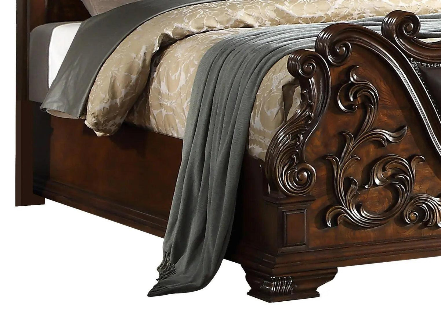 Santa Monica Collection Cherry Finish Bedroom Set