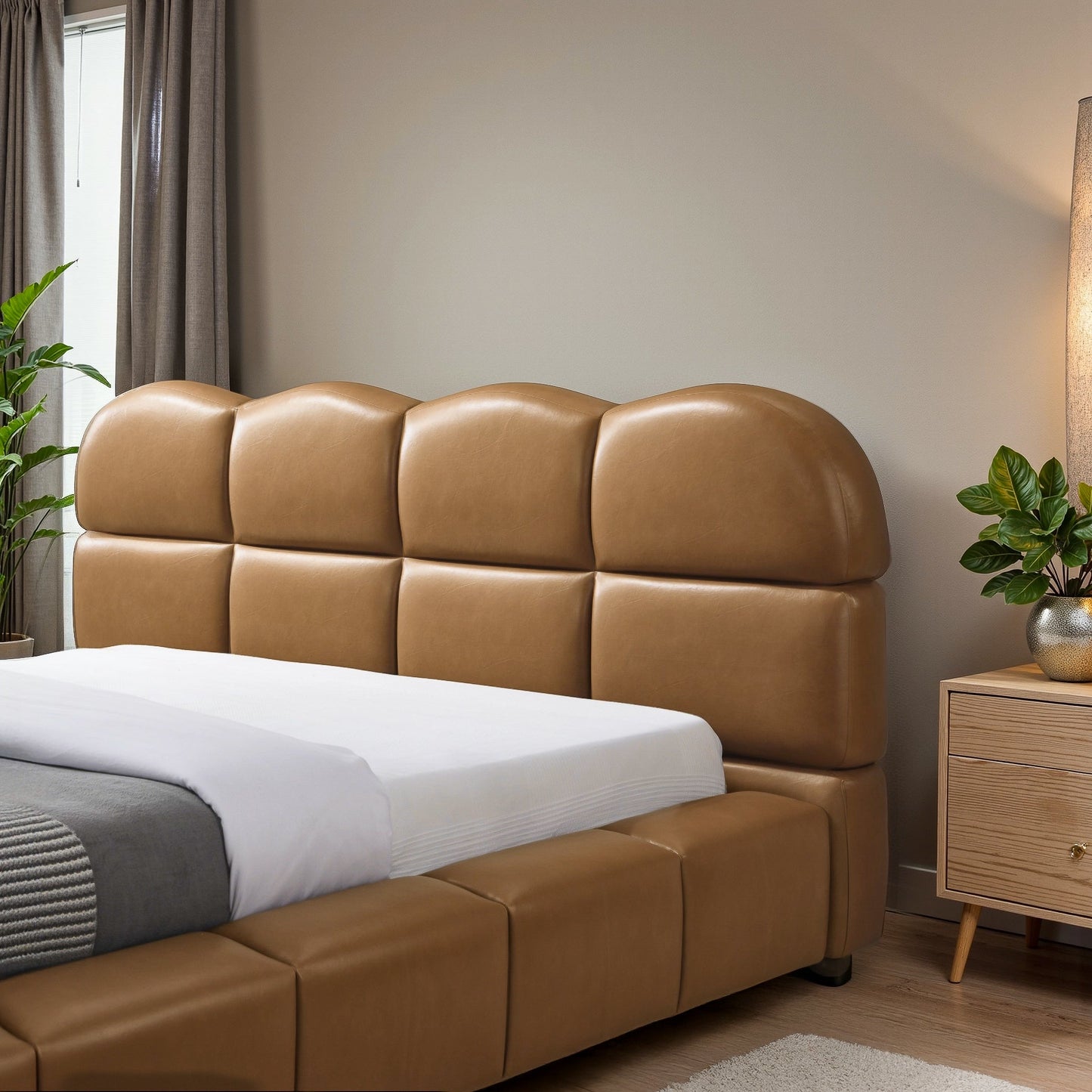 Roswell Luxurious Queen Size Platform Bed