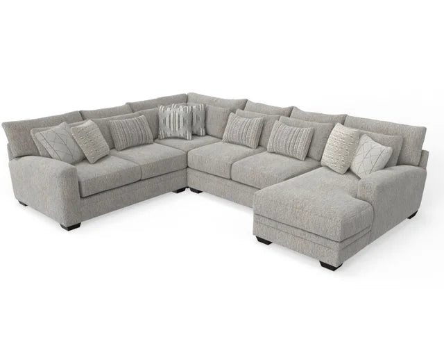Corinthian Wildthing Wheat Fabric OVERSIZED Sectional 5830