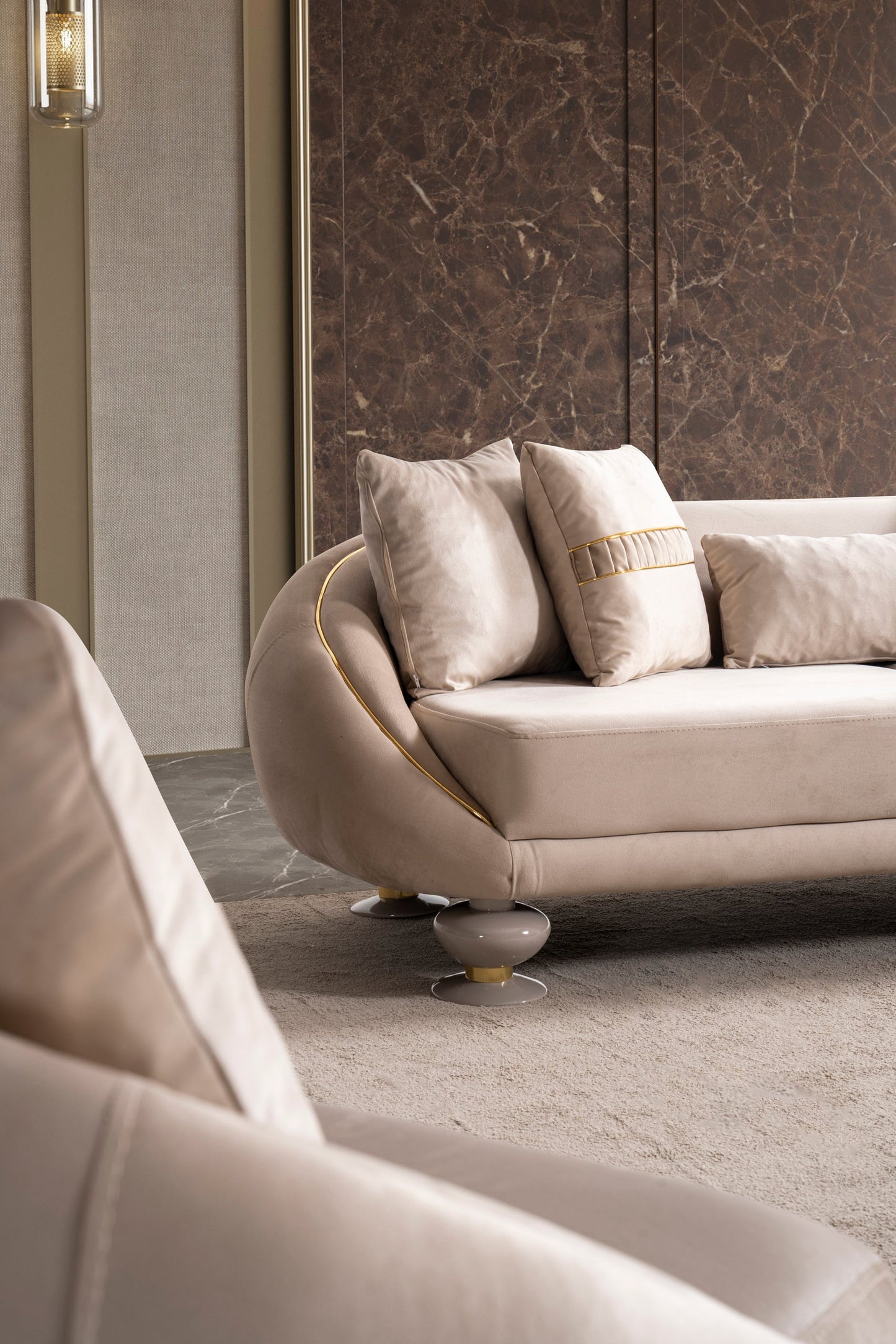 Elisyum Collection Luxury Living Room Set