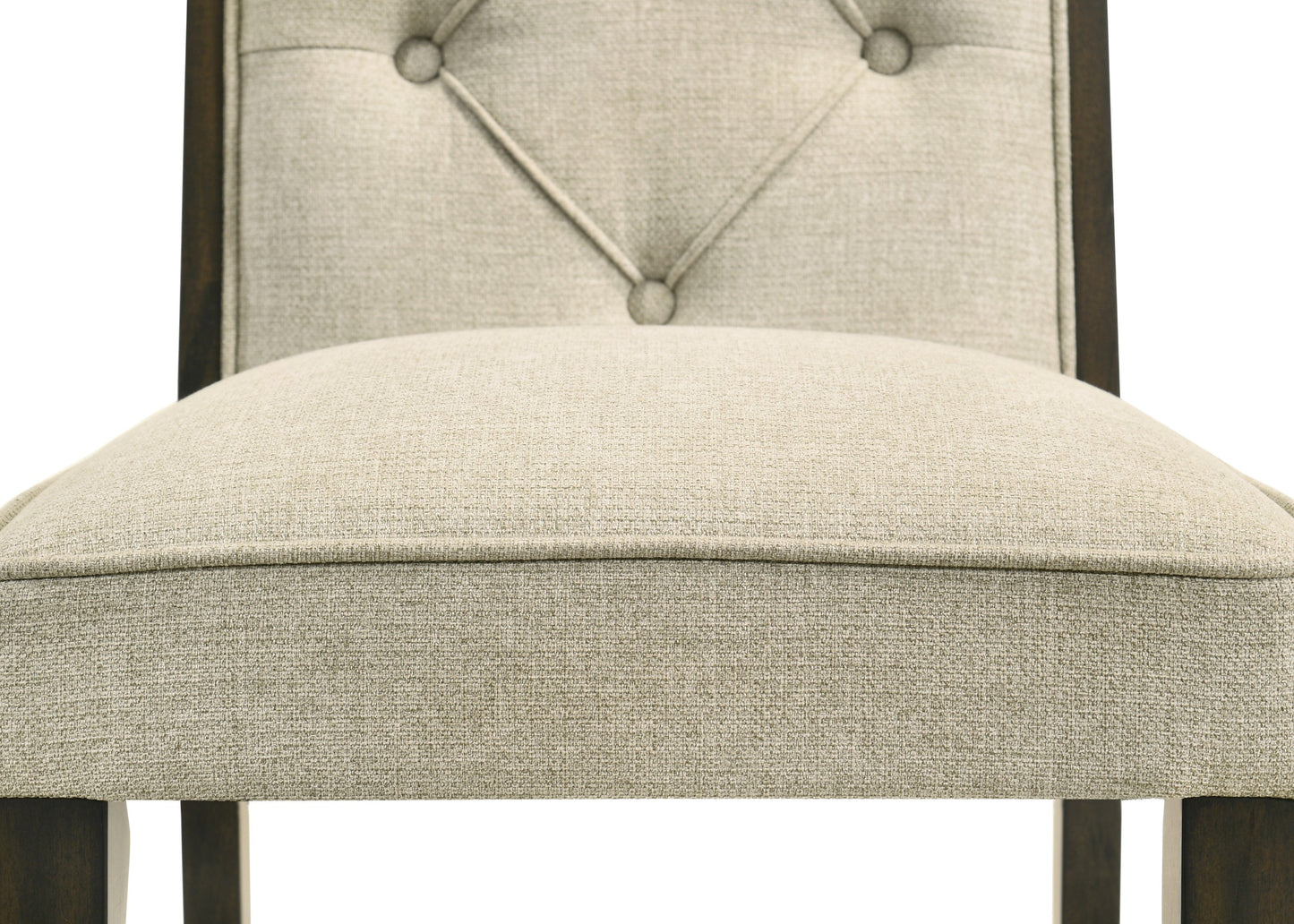 Herbert Espresso/Beige Extendable Dining Set 2154