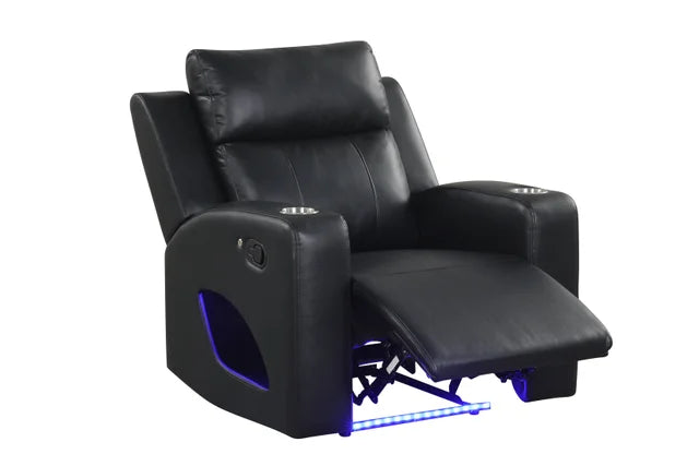 Pinnacle Black 3PC Reclining Set