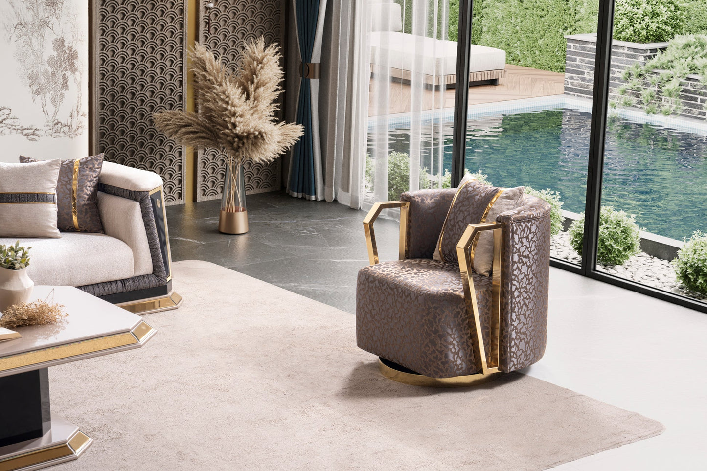 Diamond Collection Living Room Set