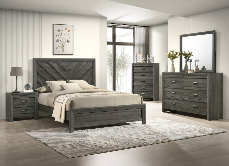 Valor Gray Panel Bedroom Set B9335