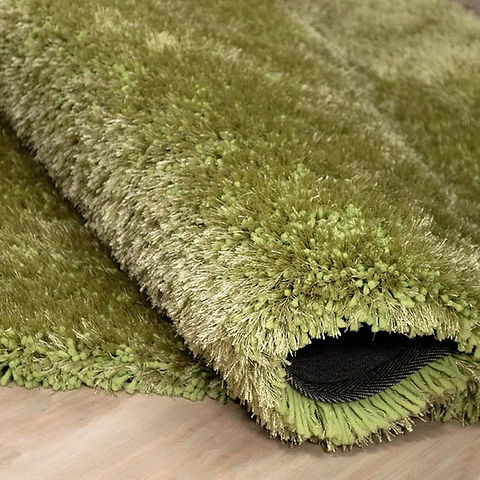 Afro Shag Lime Green Rug 5'x7'