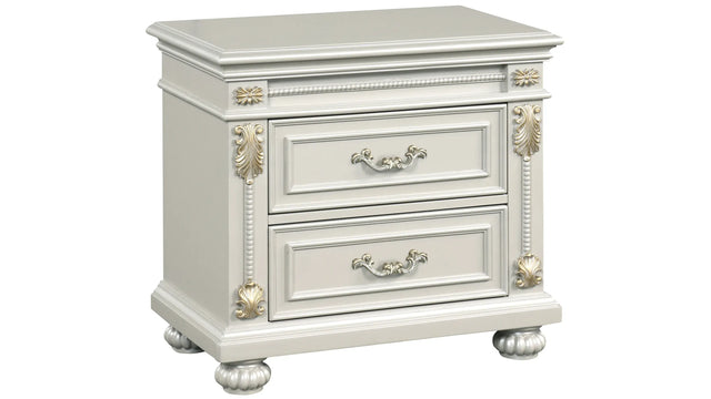 Destiny White Classic Bedroom Set