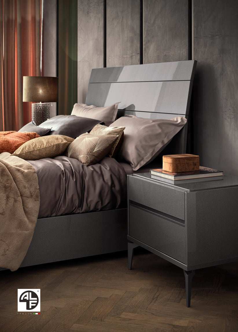 Graphite Italian Luxury Bedroom Set