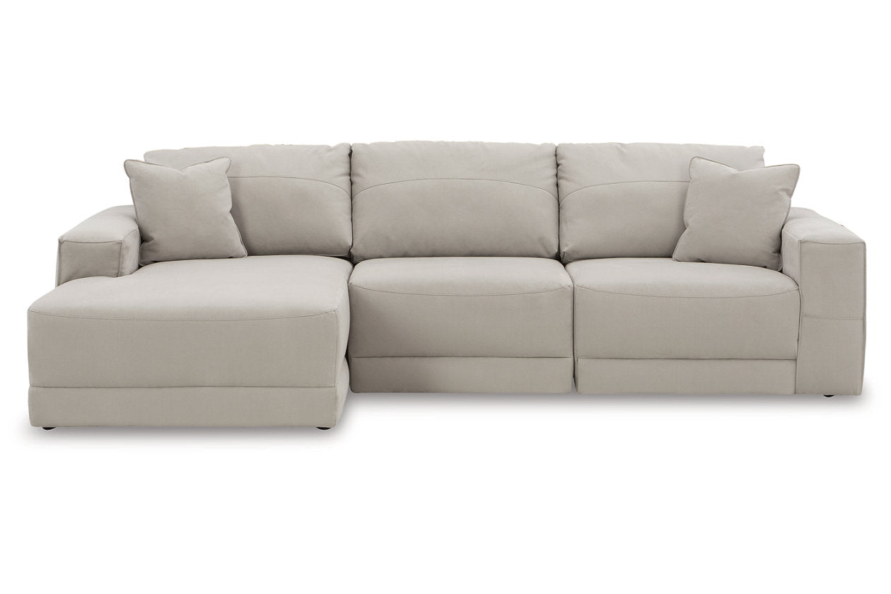 Next-Gen Gaucho Gray 3pc LAF Chaise Sectional 18304