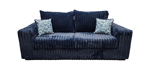 Texan Blue Corduroy OVERSIZED Living Room Set S320