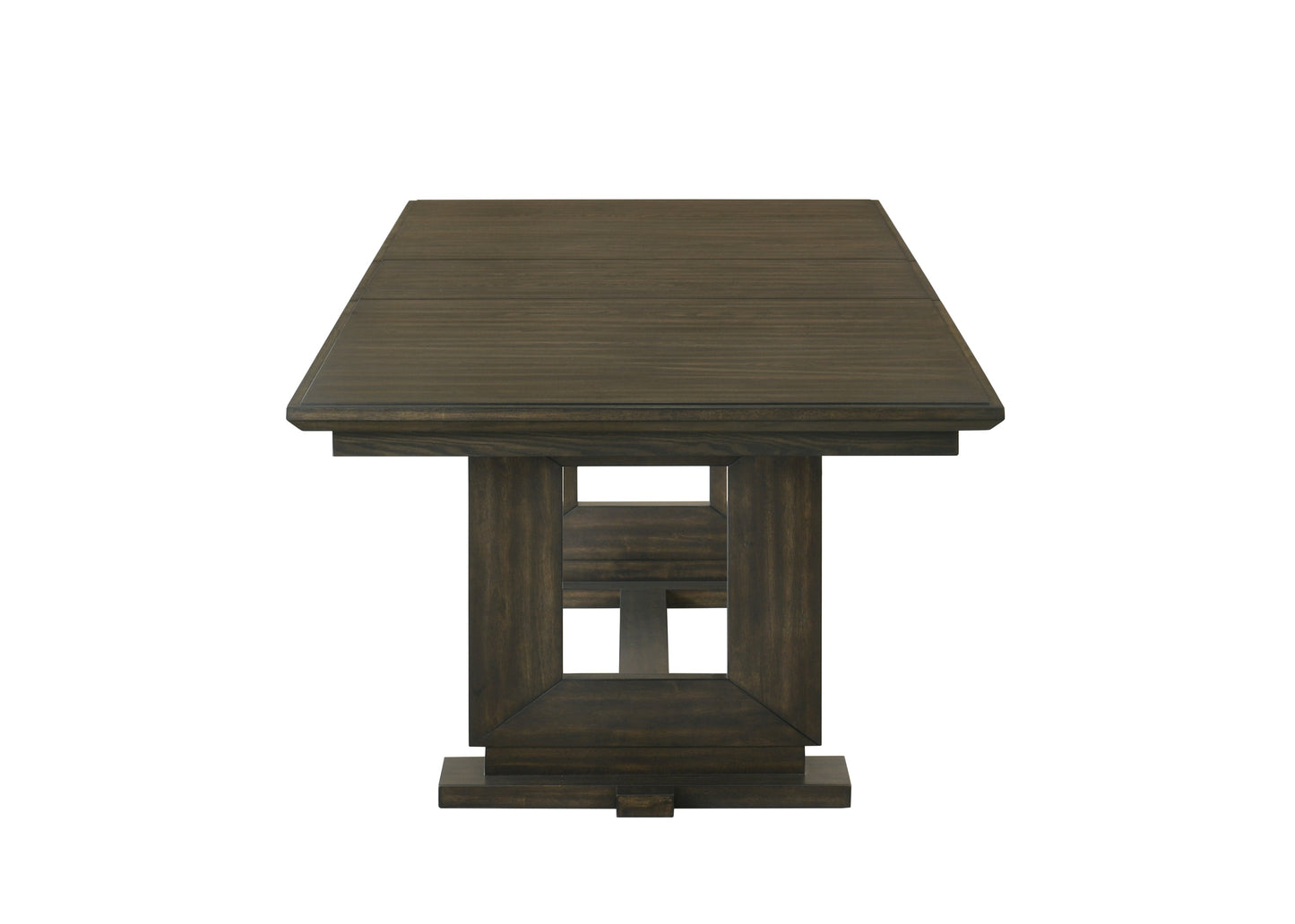 Herbert Espresso/Beige Extendable Dining Set 2154